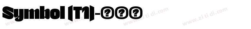 Symbol (T1)字体转换